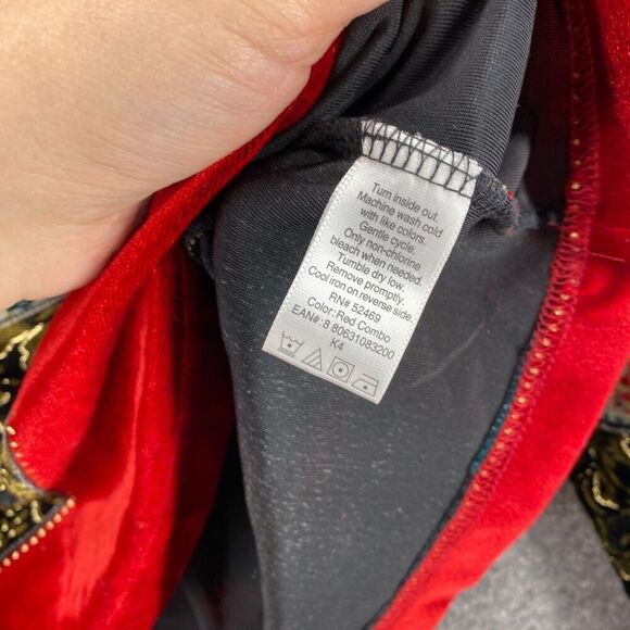 White Stag Blouse Women L Large Red Striped Crew Neck Long Sleeve Pullover - Picture 7 of 11